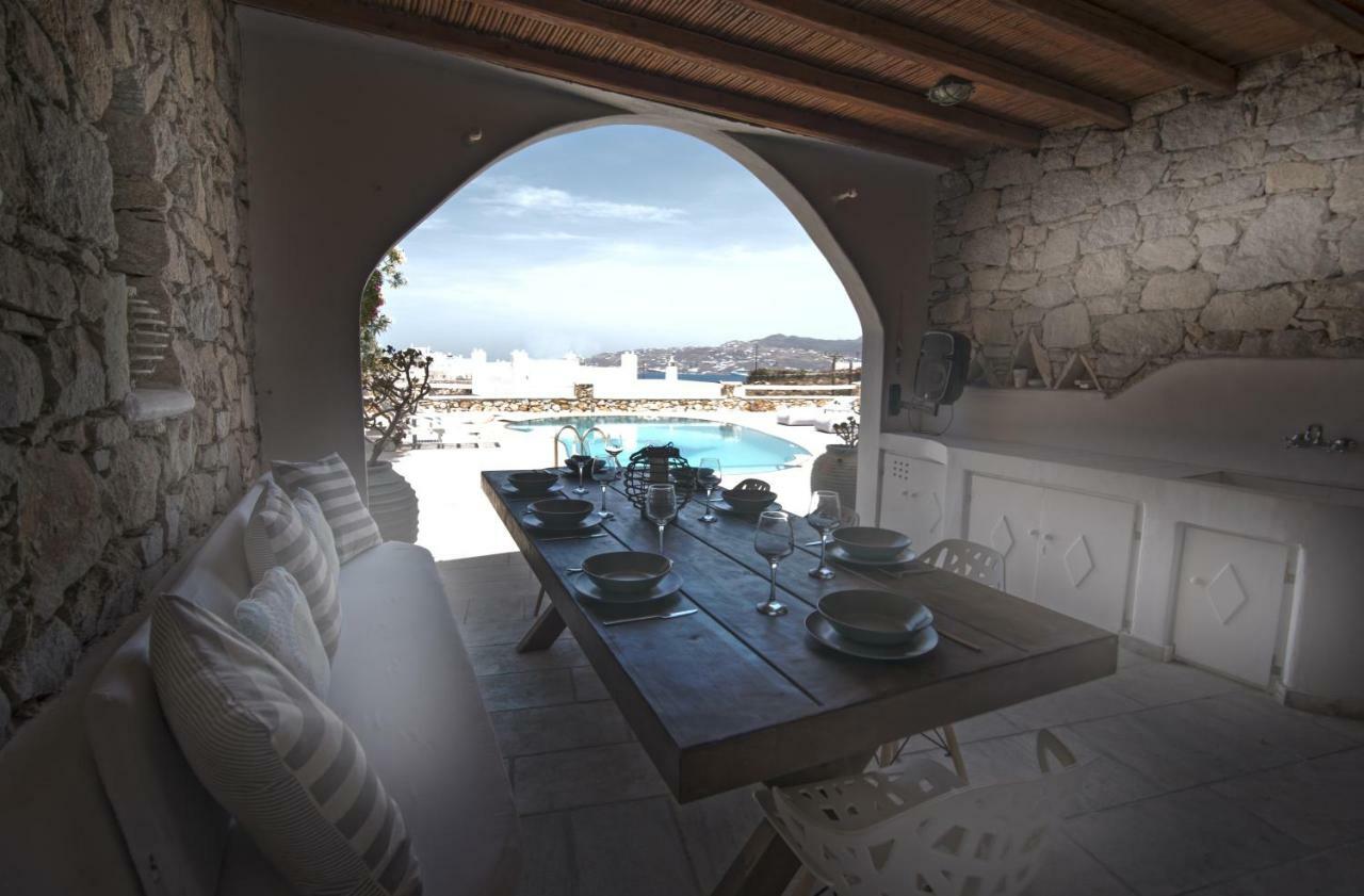 Stunning Villa 4Br In Mykonos Ornos  Exterior photo